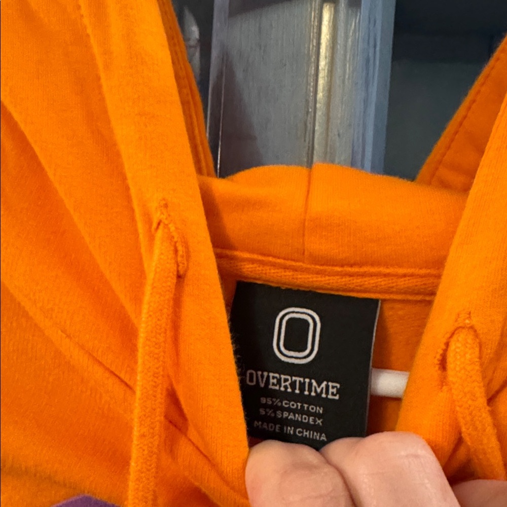 Orange Hoodie for Men - Picture 2 of 4